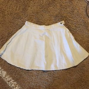 Mini corduroy skirt